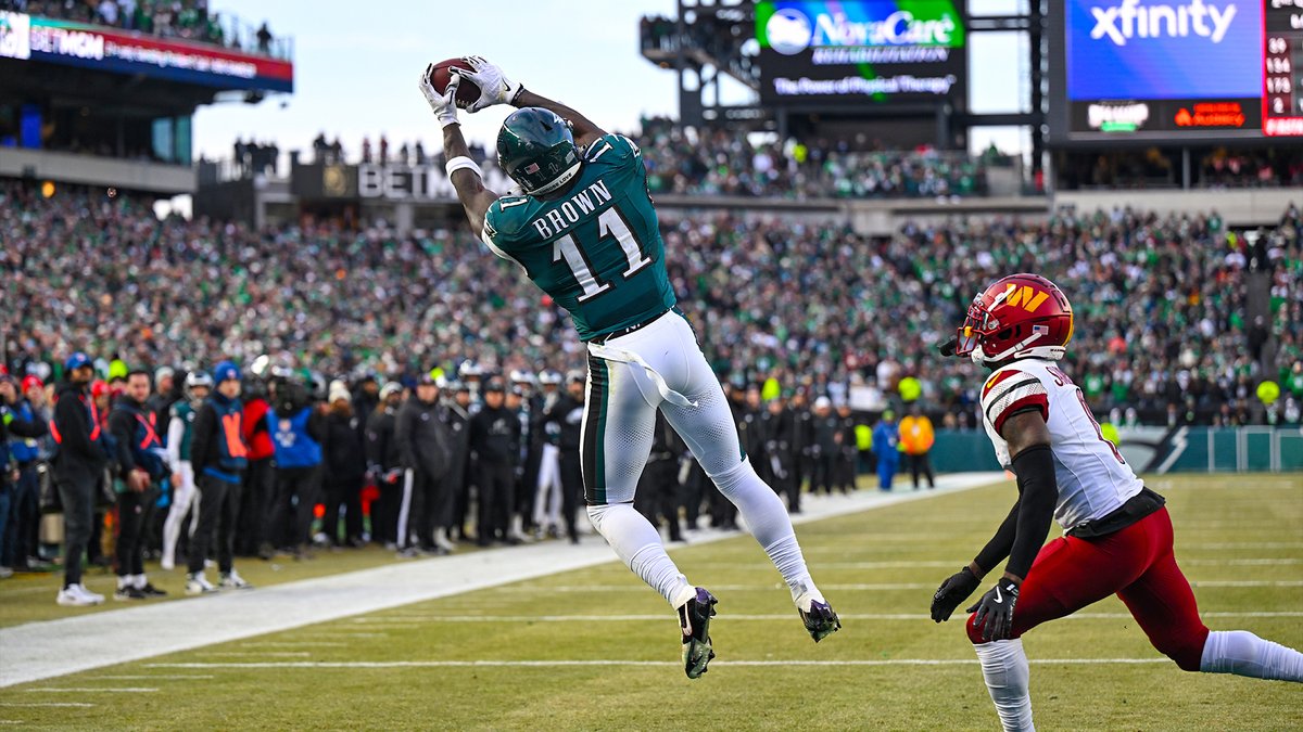 If you watch these A.J. Brown highlights 40 times, it will be the end of the work day 😉