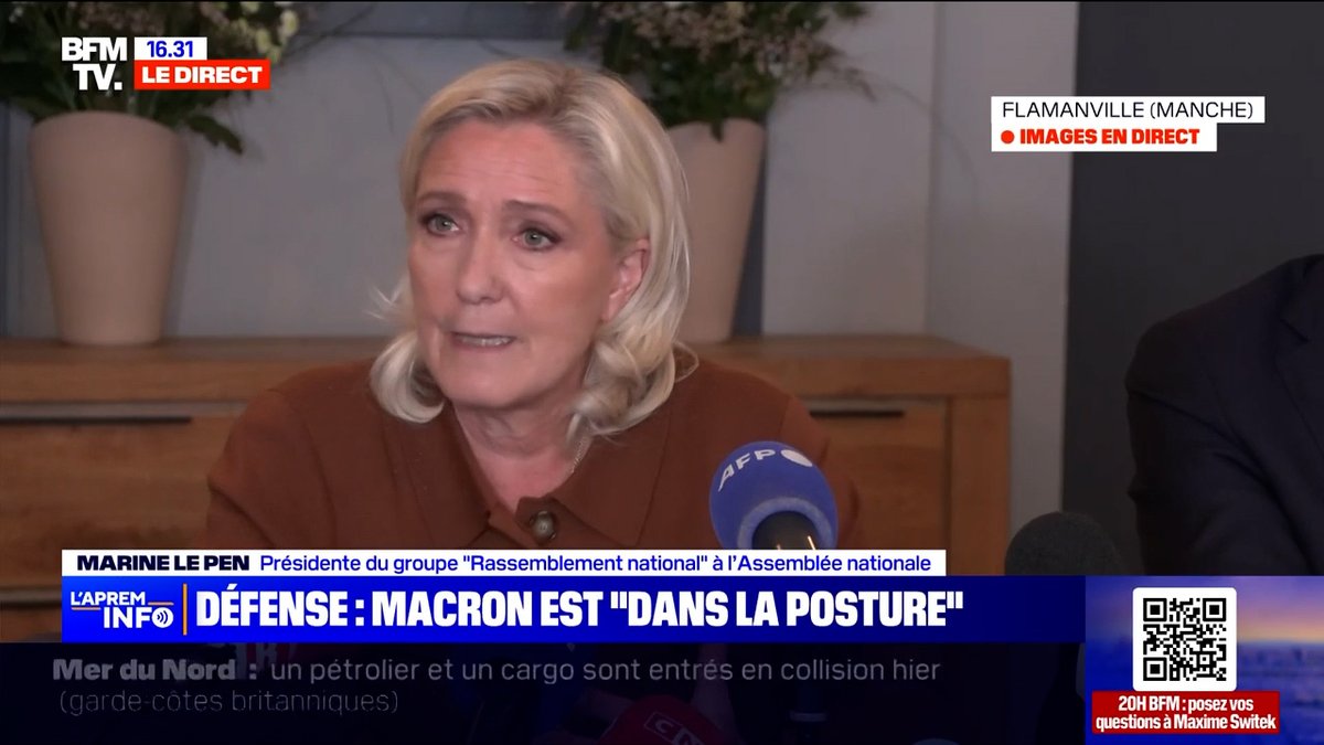 Emmanuel Macron joue avec les peurs et multiplie les discours martiaux parce qu'il voit que la situation lui échappe. Au moment où certains sont en train de construire la paix, la France et les pays européens ne sont pas autour de la table. C'est une perte d'influence majeure.