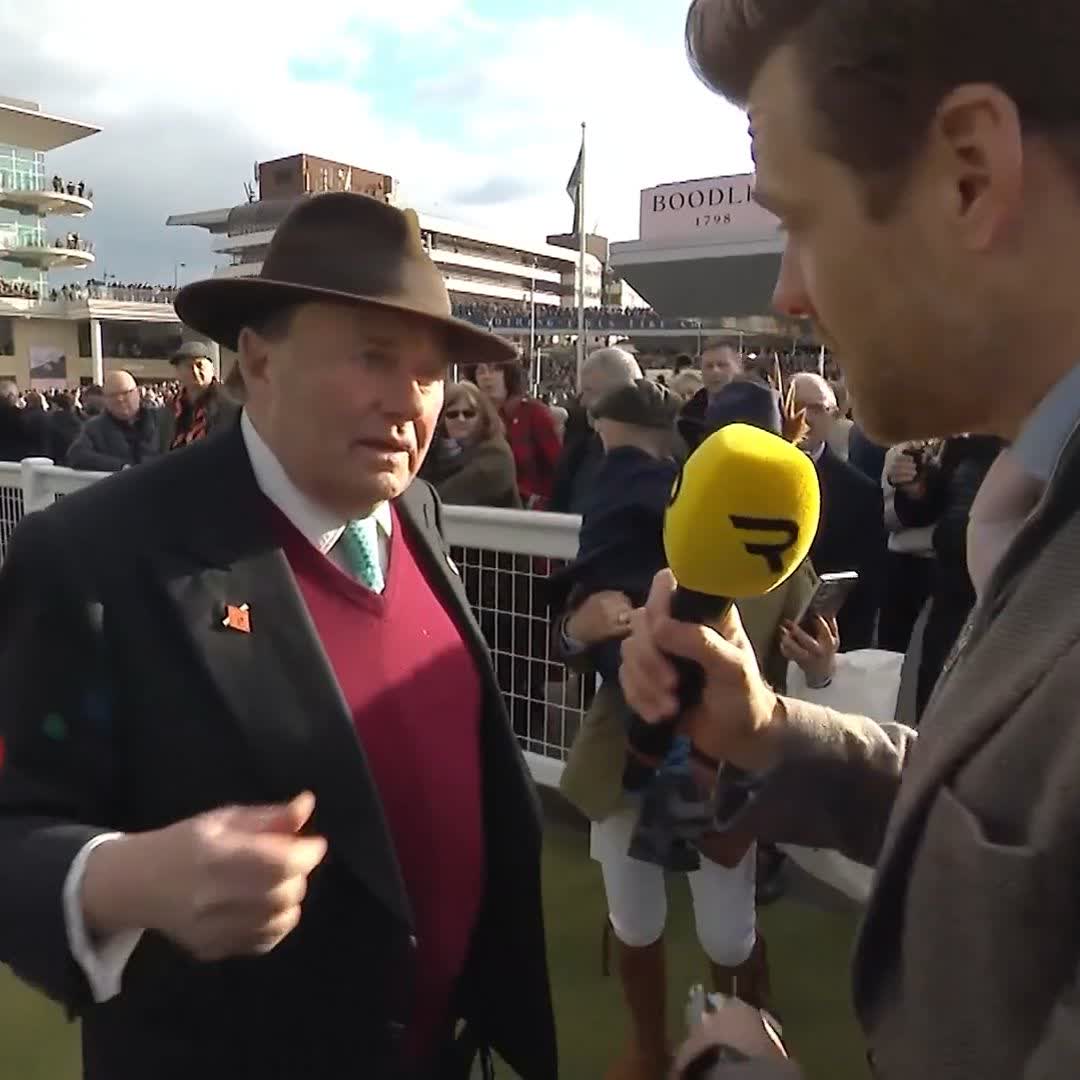 🗣️ "You've gotta jump them." Nicky Henderson & Michael Buckley on Constitution Hill's fall in the Champion Hurdle 👇🏻