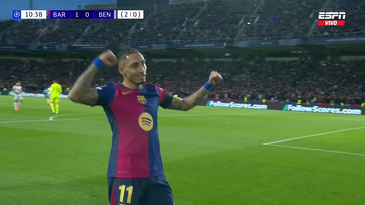 "Lamine Yamal": Por comentarios sobre el gol de Raphinha ante Benfica en la #ChampionsLeague