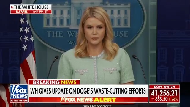 "I now regret giving a question to the Associated Press." White House press secretary Karoline Leavitt scorches an AP reporter's line of questioning on President Trump's newly imposed tariffs.