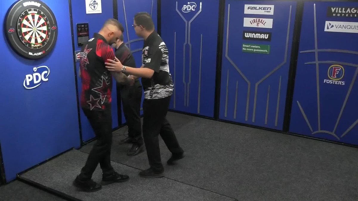 CULLEN WINS PC5! 🏆 What. A. Final! Joe Cullen completes the comeback and capitalises on six missed match darts from Gian van Veen, as he beats the young Dutchman 8-7 to clinch his first Players Championship title since 2022! 📺 #PC5