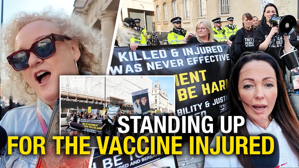 ‘They lied, people died!’: Vax-injured Brits march in London to expose jab fallout Has anyone admitted to this failure of public policy? Will anyone be held accountable? On Sunday, dozens of Brits flooded the streets of London to demonstrate in solidarity with those injured and killed by the COVID vaccines. I encountered numerous people at the rally who either knew a vaccine-injured person or suffered an injury themselves from these “safe and effective” shots, including those who initially supported the mass injection campaign. The protest moved through the city under the watchful eye of the London Police, with participants chanting and carrying placards displaying slogans and photos of vaccine victims. People suffering from vaccine injuries have been entirely abandoned by the political and media elites, which used their power to coerce individuals to participate in this unprecedented and unethical medical experiment. Despite their good intentions, those injured by these injections have been silenced, ignored, and dismissed by the very people who convinced them to “do the right thing” and take the shots. But has anyone admitted to this failure of public policy? Will anyone be held accountable? Please share this video far and wide and follow our efforts to get the other side of the story at Rebel News UK — that’s where you can see my latest reports from the UK on government overreach, censorship, mass migration, and “woke” culture in a critical way that you just won’t find on state-approved media outlets like the BBC. If you believe that’s important, you can also help keep us going by donating right here.
