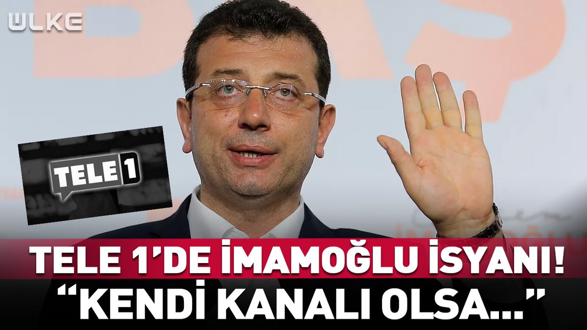 Tele1 sunucusunun Ekrem İmamoğlu isyanı! “Kendi televizyonu olsa…” #haber