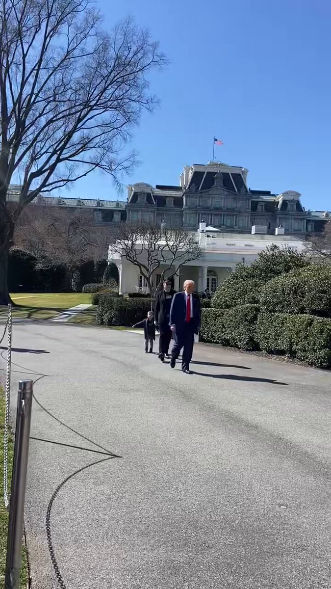 Trump, Elon and ‘X’ go Tesla shopping outside the White House. First time something like this has ever happened.