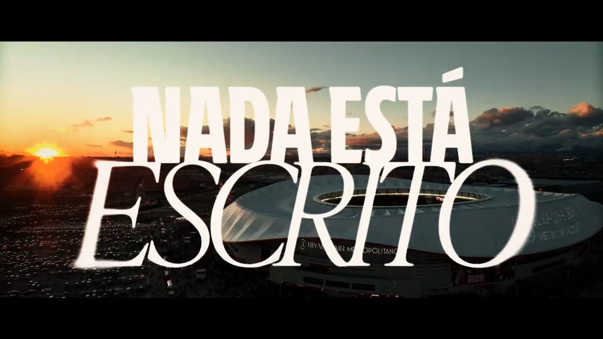 Nada está escrito. ❤️🤍