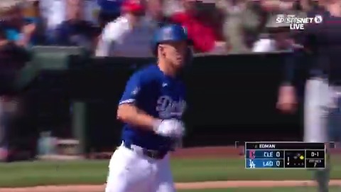 The sound on this Tommy homer! #DodgersST