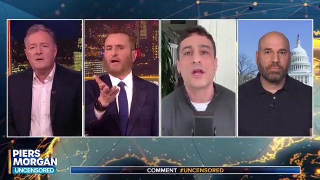 "I see you as the modern-day followers of the Nazis." Aaron Maté accuses Rabbi Shmuley and other Israeli Jews of supporting 'this mass murder campaign in Gaza'. 📺 Piers Morgan | Rabbi Shmuley | Aaron Maté | Omar Baddar عمر بدّار