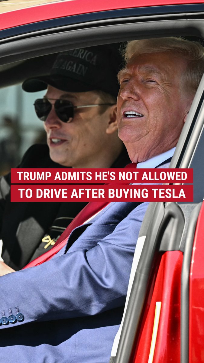 President Trump has officially cashed in on a new Tesla. But there's just one problem... He can't drive.