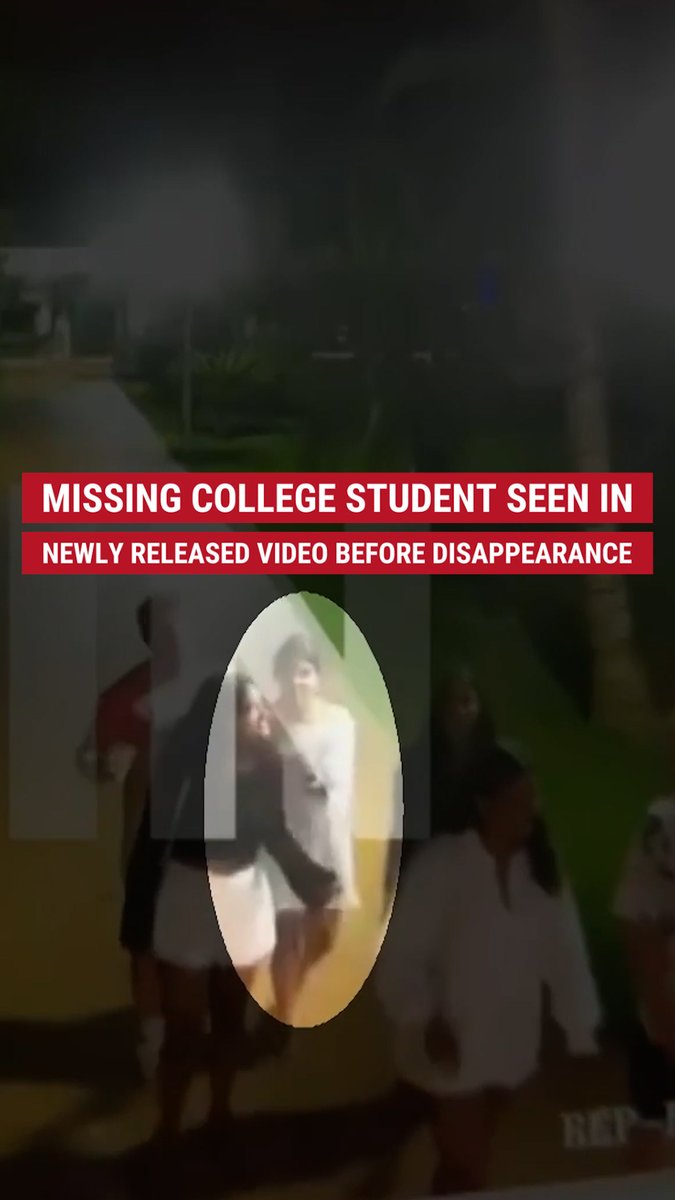 FINAL MOMENTS: Newly released surveillance video adds a new piece to the puzzle in the desperate search for the University of Pittsburgh student who went missing during a spring break trip to Punta Cana, showing her walking with friends before she disappeared.