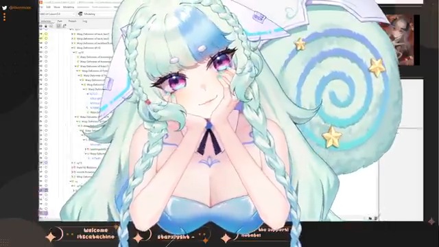 reposted, don't mind me >.< #live2d #vtubestudioart: @/churrosama06 vtuber: @/omonno
