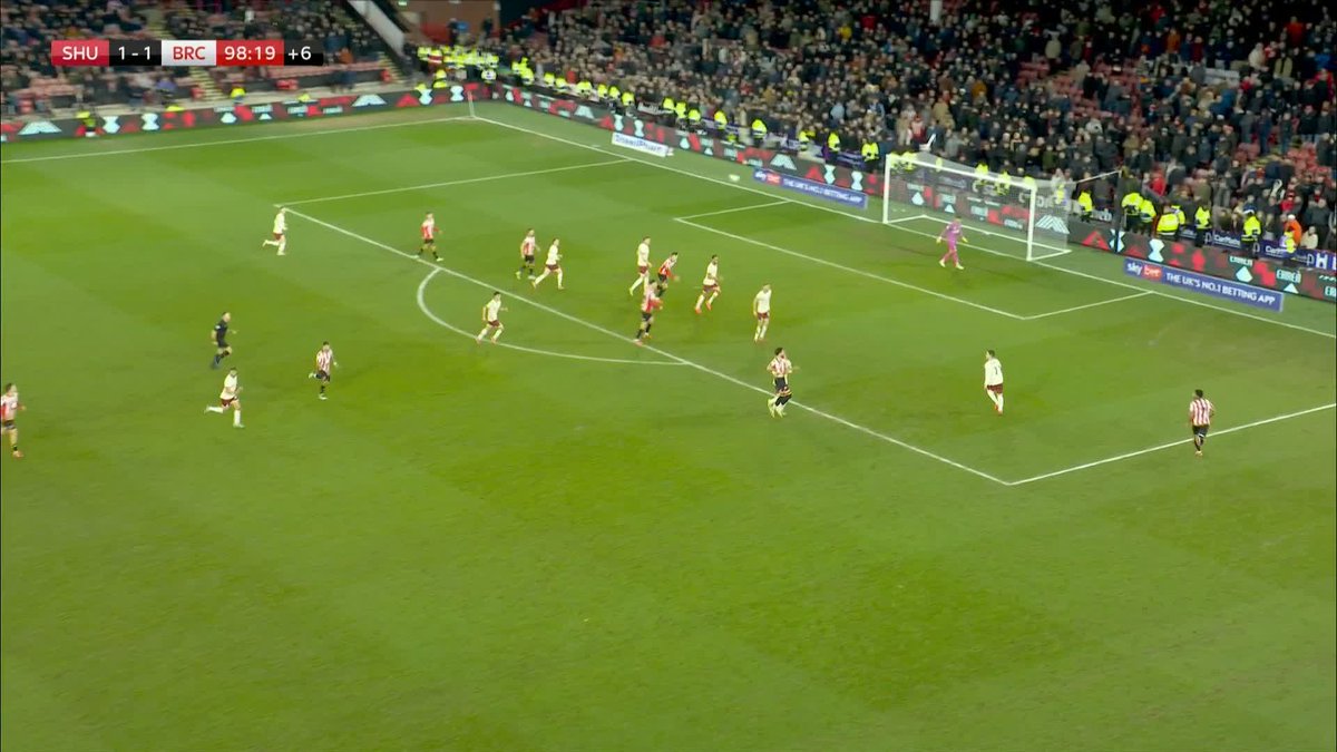 Drama until the very end at Bramall Lane as Bristol City came from a goal down to draw with Sheffield United 🤝