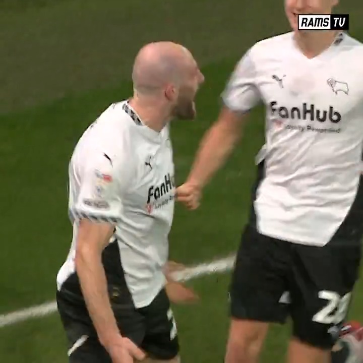 Matt Clarke's first Derby County goal since January 2020! ✅