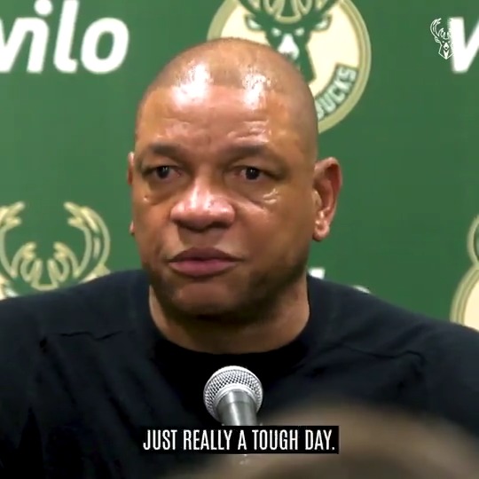 "Tough day. Just really a tough day." Doc Rivers on the passing of Junior Bridgeman.