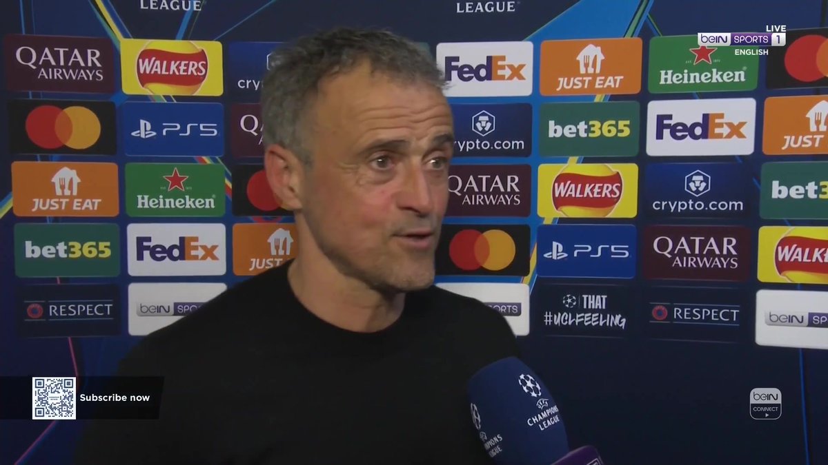 🗣️ "It's always special to play at Anfield. We are a team that's very young but we have a lot of personality. Now it's a big party, I'm looking forward to dancing a little bit!" Luis Enrique reacts to PSG's historic victory over Liverpool! 🎙️ Andy Kerr #beINUCL #PSG #UCL