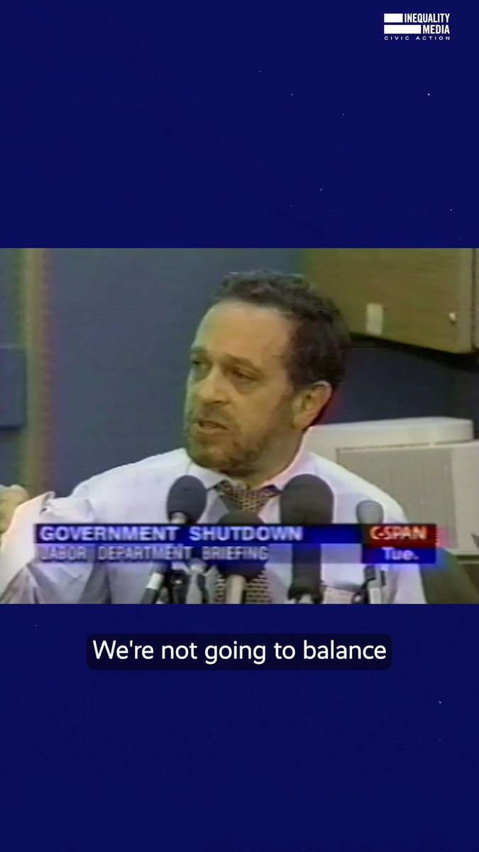I said it 30 years ago and I'll say it again today: you cannot balance the budget on the backs of working people.