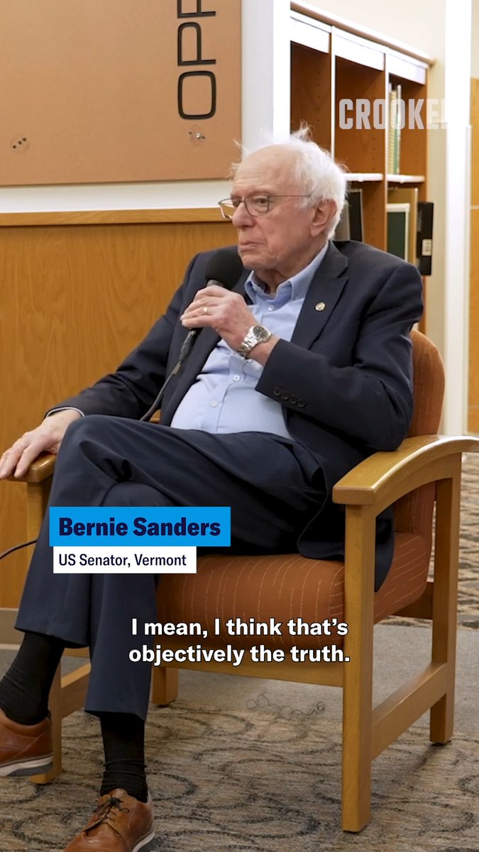 “These are the scariest times in my lifetime.” -Bernie Sanders