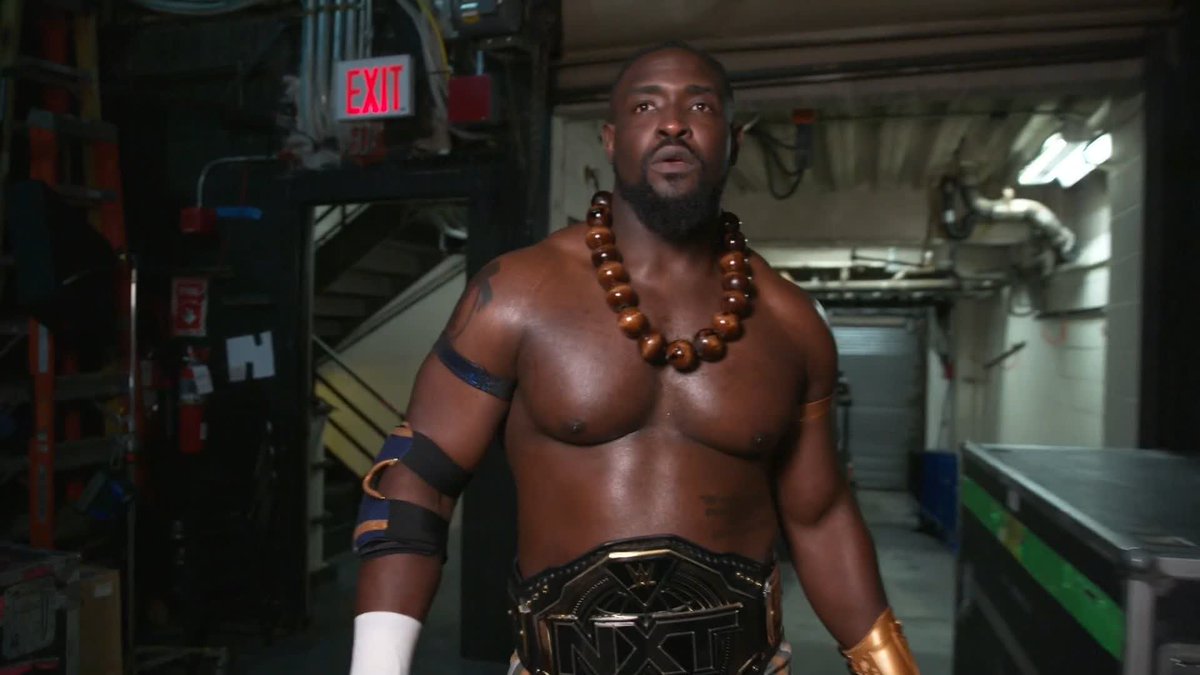 You never know who might show up backstage at #WWERoadblock! 👀