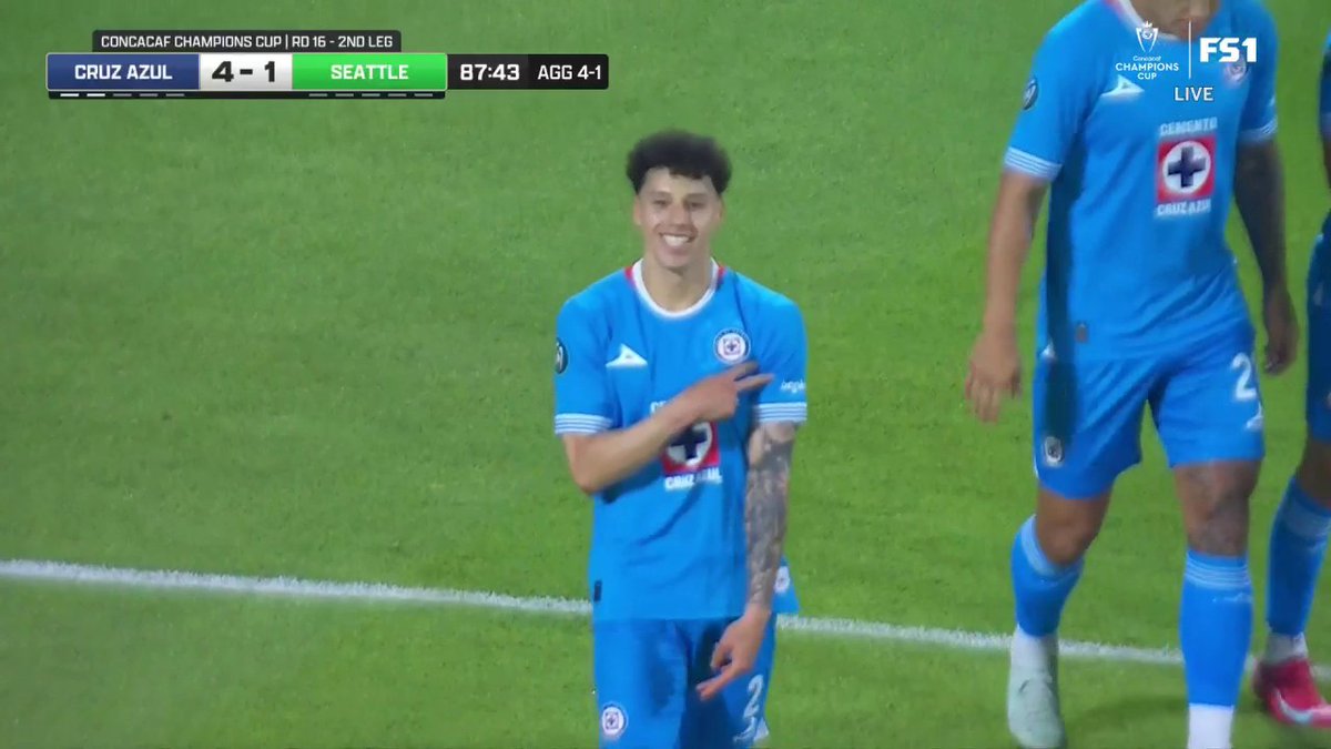 Cruz Azul can't stop scoring, making it 4-1 😮