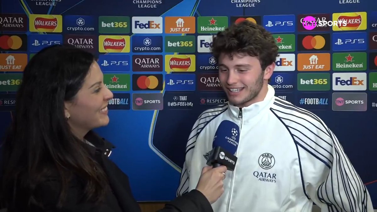 PSG CLASSIFICADO E UM TIME SEM ESTRELAS MAS COLETIVO! 🇵🇹🇫🇷 João Neves exalta o coletivo da equipe parisiense e fala sobre ganhar experiência, em exclusiva com a Clara Albuquerque. #CasaDaChampions