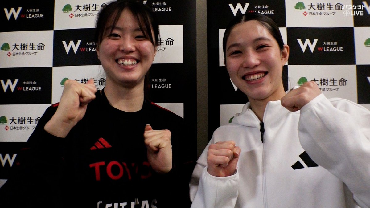 #大樹生命Wリーグ シーズン終盤のケガで最終戦はベンチからチームを見守る #トヨタ自動車アンテロープス #平下愛佳 #横山智那美 試合後🎙 今シーズンを振り返って そして来季に向けて！ 最後は笑顔で力強くコメント💪 W LEAGUE（Wリーグ） 【公式】トヨタ自動車アンテロープス🏀TOYOTA 𝘼𝙣𝙩𝙚𝙡𝙤𝙥𝙚𝙨 🔥