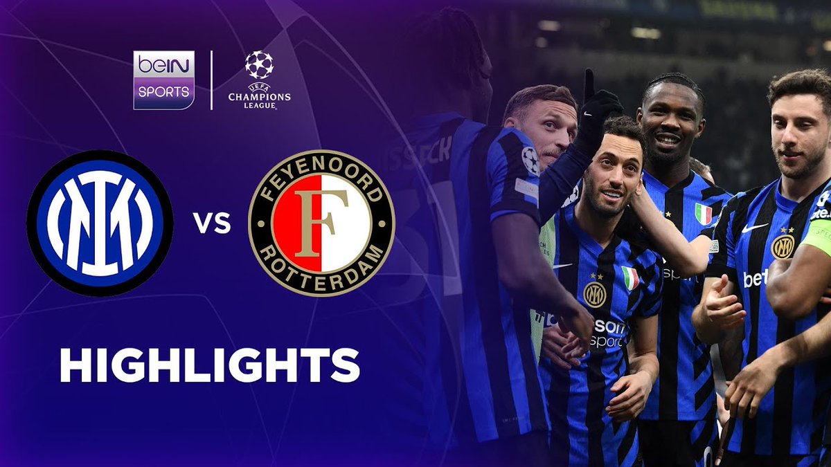 Tutorial ngalahin Feyenoord paket lengkap home & away ada di Yutub Inter* lokasi sama* Inter satu-satunya wakil SerieA yang melaju ke 16 Besar & juga lolos ke Quarterfinal #UCL. Inter akan menghadapi Bayern Munchen di Quarterfinal. Inter penggendong Italy