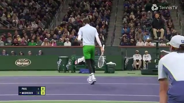 When Daniil Medvedev puts the jets on 💨 BNP Paribas Open | #TennisParadise
