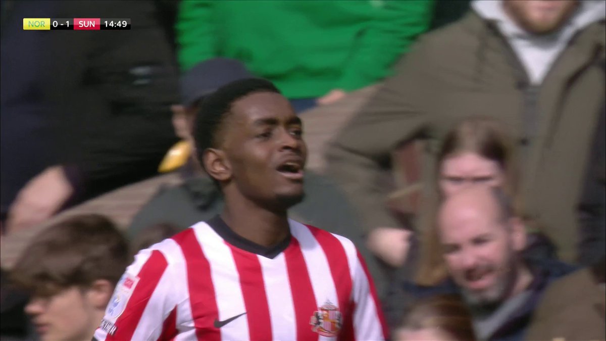 On this day in 2023… 🗓️ Abdoullah Ba scored the only goal for Sunderland in a 1-0 win at Norwich! 🐈‍⬛ #SAFC