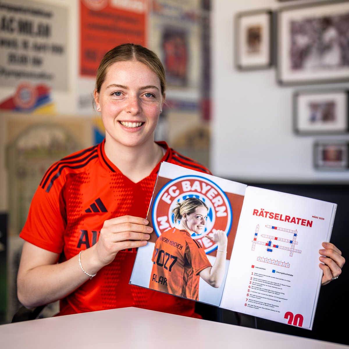 ✍️ 2️⃣0️⃣2️⃣7️⃣ Alara Şehitler 🔴⚪ #FCBFrauen #FCBayern #MiaSanMia #Alara2027