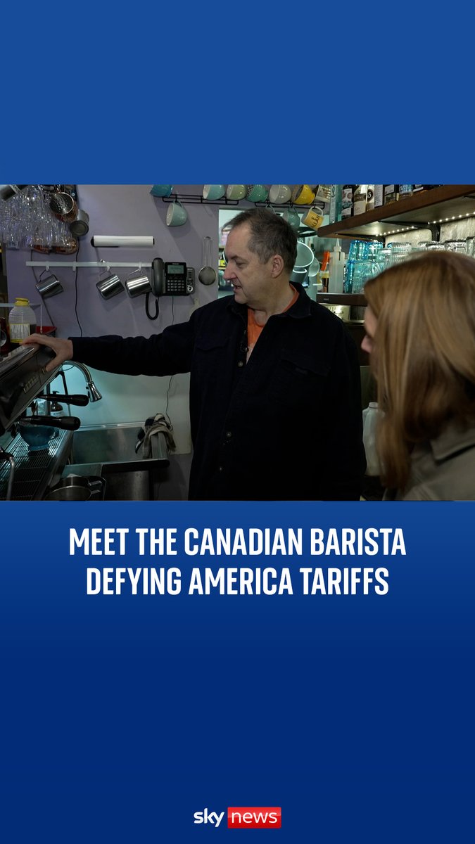 In a cafe and bar in British Columbia’s capital, Victoria, owner Allan Sinclair is one of the many defying American tariffs, switching Americanos for 'Canadiano'