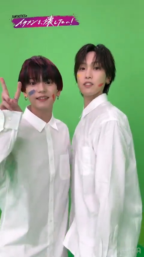 #イケ壊 今夜9時最新話放送❣️ ￣V￣￣￣￣￣￣￣￣￣￣￣￣ 『 #FANTASTICS のイケメンを、壊したい！』 ビジュアル撮影の未公開オフショットをお届け💓 今夜は #佐藤大樹 #瀬口黎弥 #木村慧人 おばたのお兄さん、東ブクロの 初体験ツアー完結編💥 1番イケメンを壊されてしまったのは誰…？