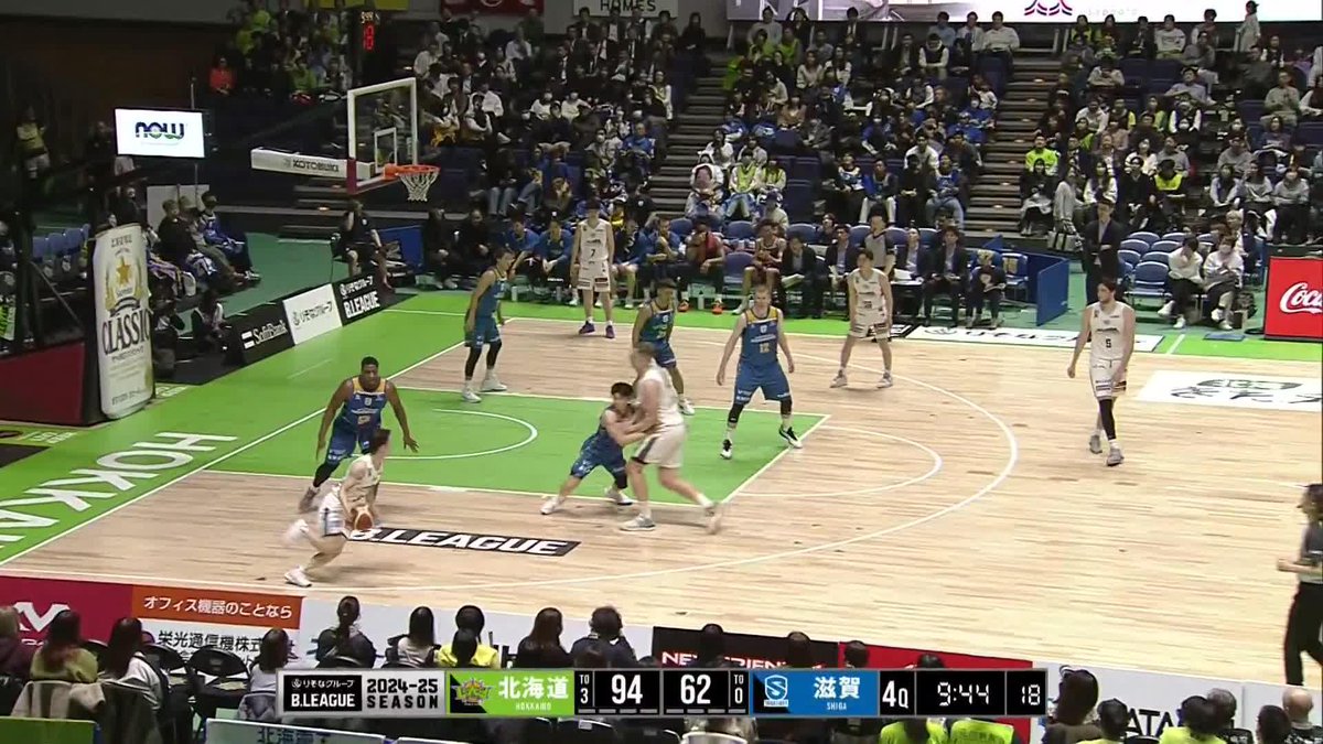 FINAL SCORE #レバンガ北海道 116 滋賀レイクス 78 北海道【Q】滋賀 29【1Q】23 29【2Q】19 36【3Q】20 22【4Q】16 試合の入りから高確率でシュートを決めきり、クラブ史上1試合最多得点を更新。 エントリー選手全員が出場し、ハイスコアゲームを制する。 会場や配信ご視聴を通して、最後まで全緑応援ありがとうございました! 「バスケットLIVE」見逃し配信