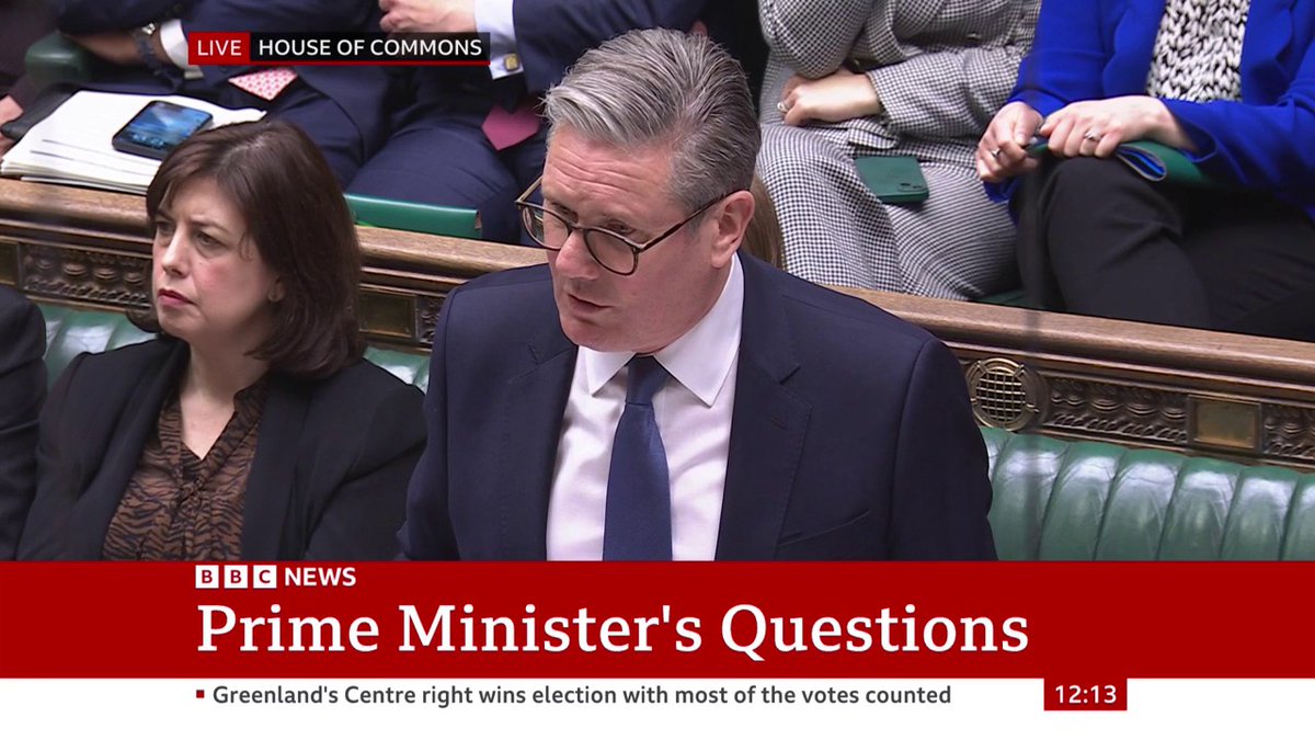 "We need to be more robust with President Trump" Ed Davey asks if the PM will "fly to Canada" to show we stand with them? Keir Starmer says he is "disappointed" but will take "pragmatic approach" and "all options are on the table" #PMQs