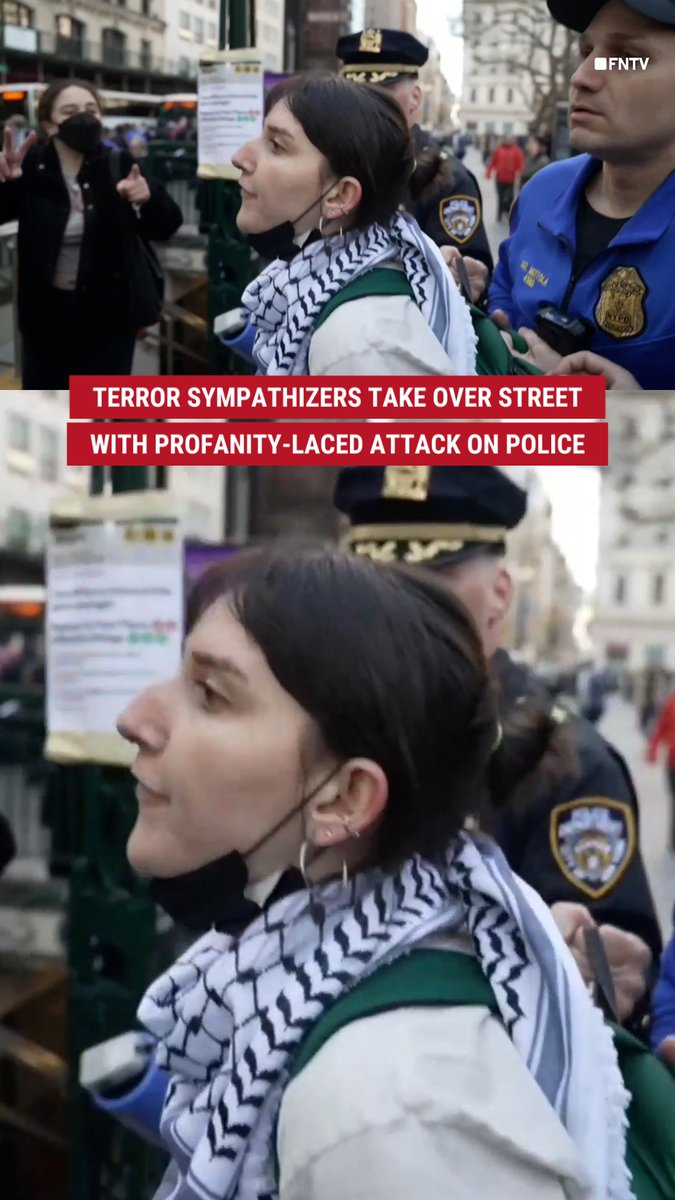 'OINK, OINK, PIGGY, PIGGY': Radical rioters attack NYPD officers over pro-Hamas agitator Mahmoud Khalil, a former Columbia student. The anti-Israel ringleader faces a court hearing after a judge blocked the Trump admin from kicking him out of America.