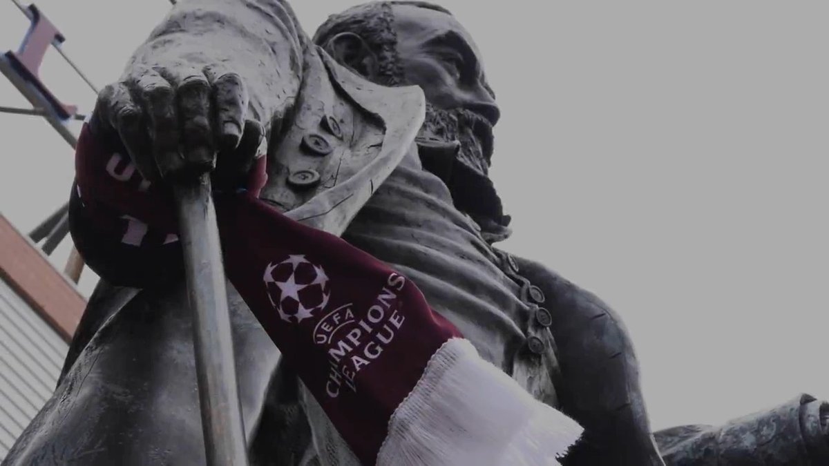 A sea of claret and blue 🟣 Every fan in attendance tonight will receive a limited edition Aston Villa Champions League scarf! A massive night awaits, Villans 👊