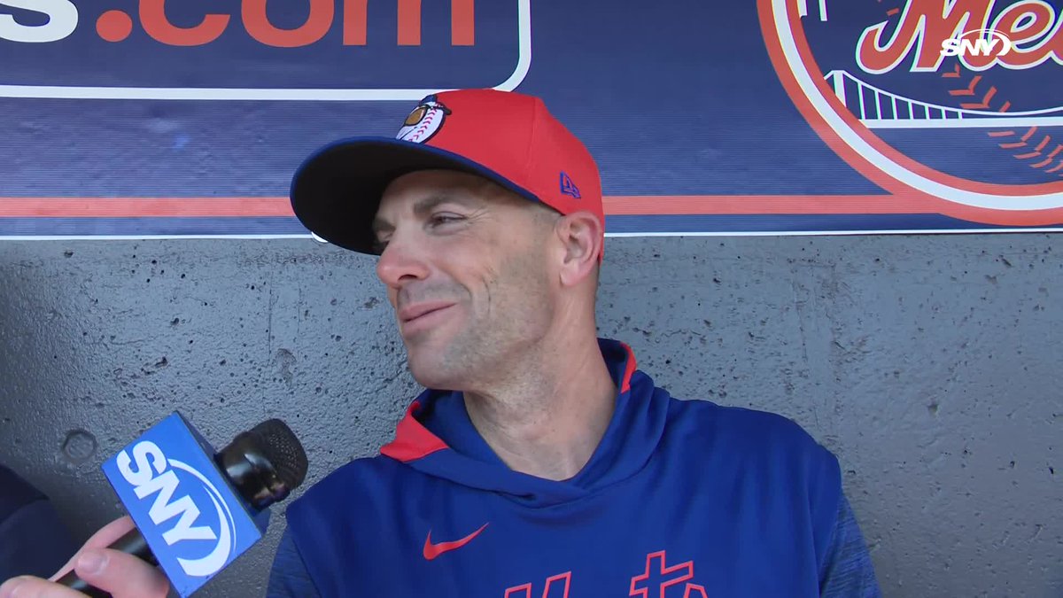 David Wright is asked where he'd hit in the 2025 Mets lineup: "They put the best hitter at what, second or third now?" 🤣