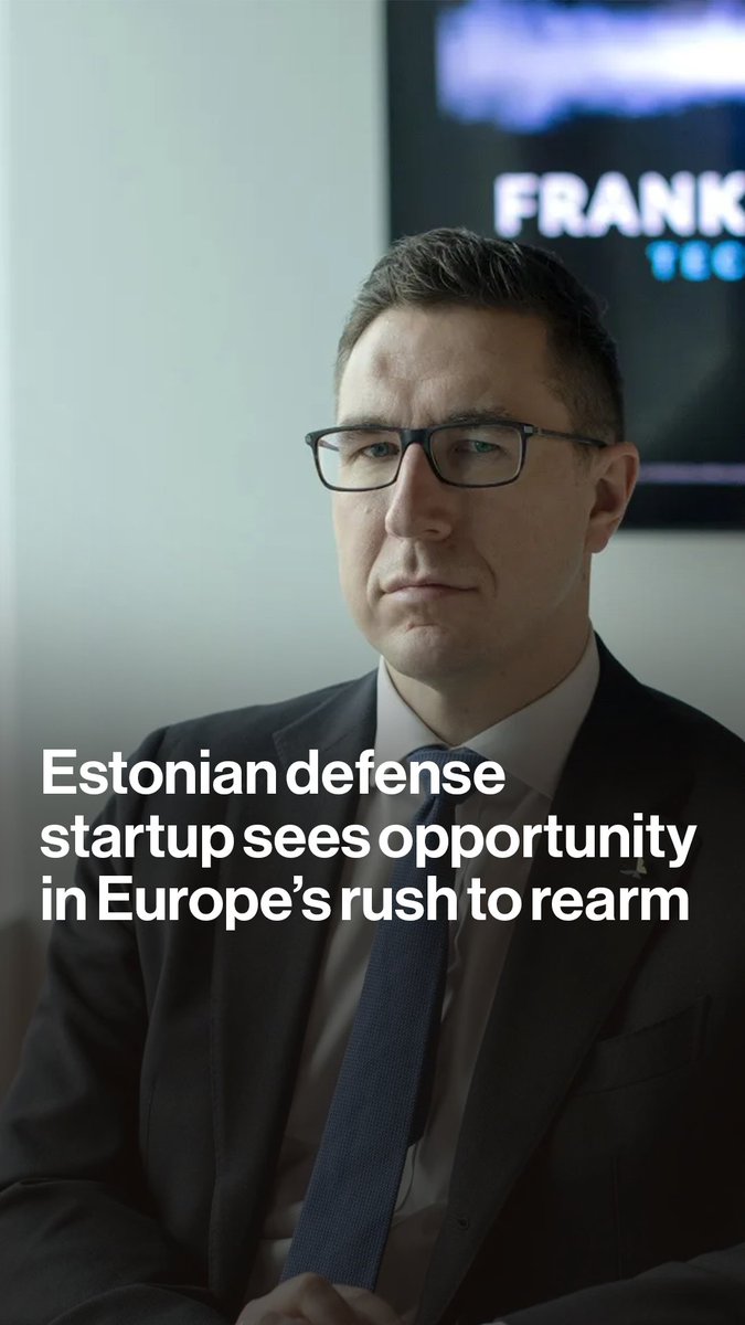 "The thought that Europe needs to start to get their act together is getting home." CEO of defense technology startup Frankenburg Technologies, Kusti Salm, joins @tommackenzietv to discuss Europe's defense spending spree