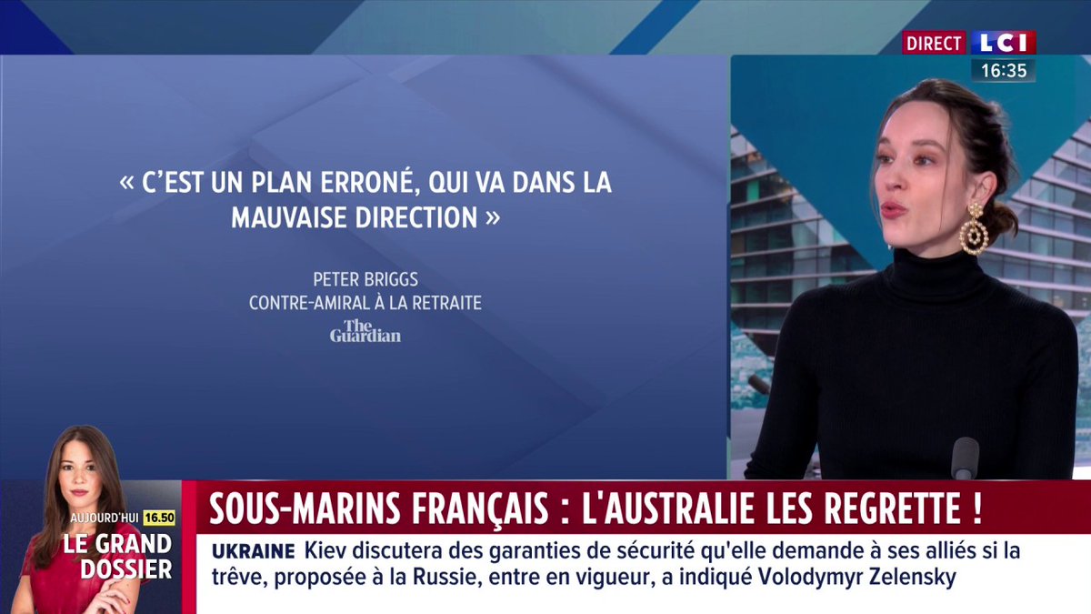 Après avoir rompu l'accord avec la France, les Australiens s'inquiètent de ne jamais recevoir les sous-marins américains ▶️ L'histoire du jour avec Laura Pouget