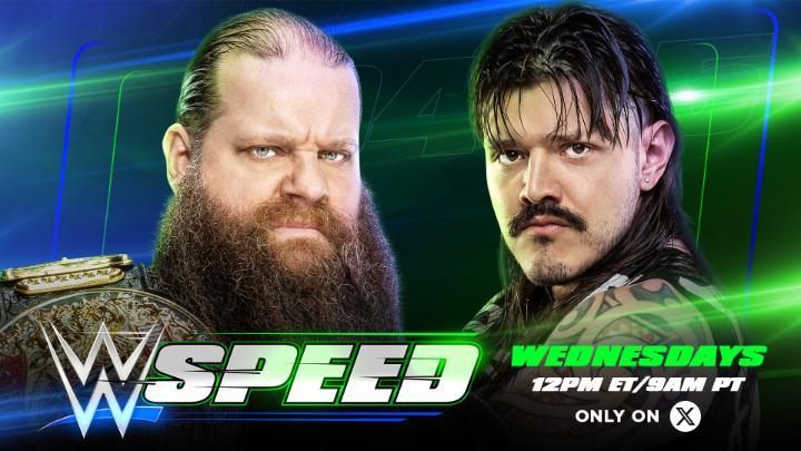 TODAY on #WWESpeed! Ivar and Dominik go head-to-head for a spot in the #WWESpeed Championship Match! Who will punch their ticket to face Dragon Lee? 👀