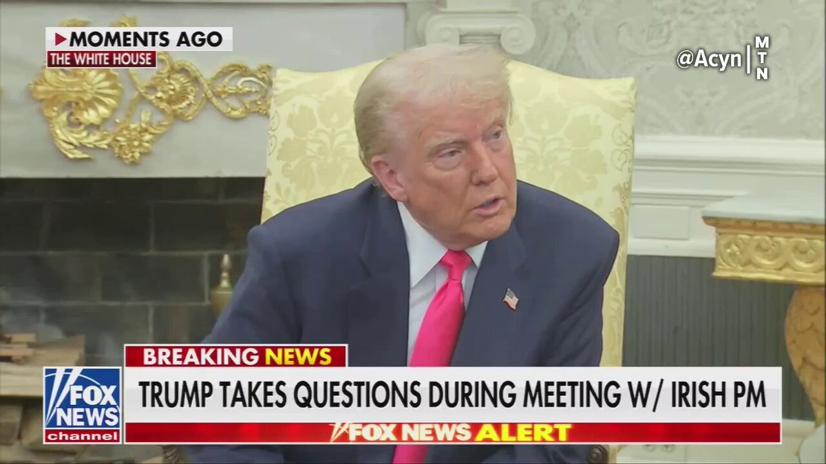Trump to reporter: You’re not from Israel that’s for sure. Interesting question coming from you.