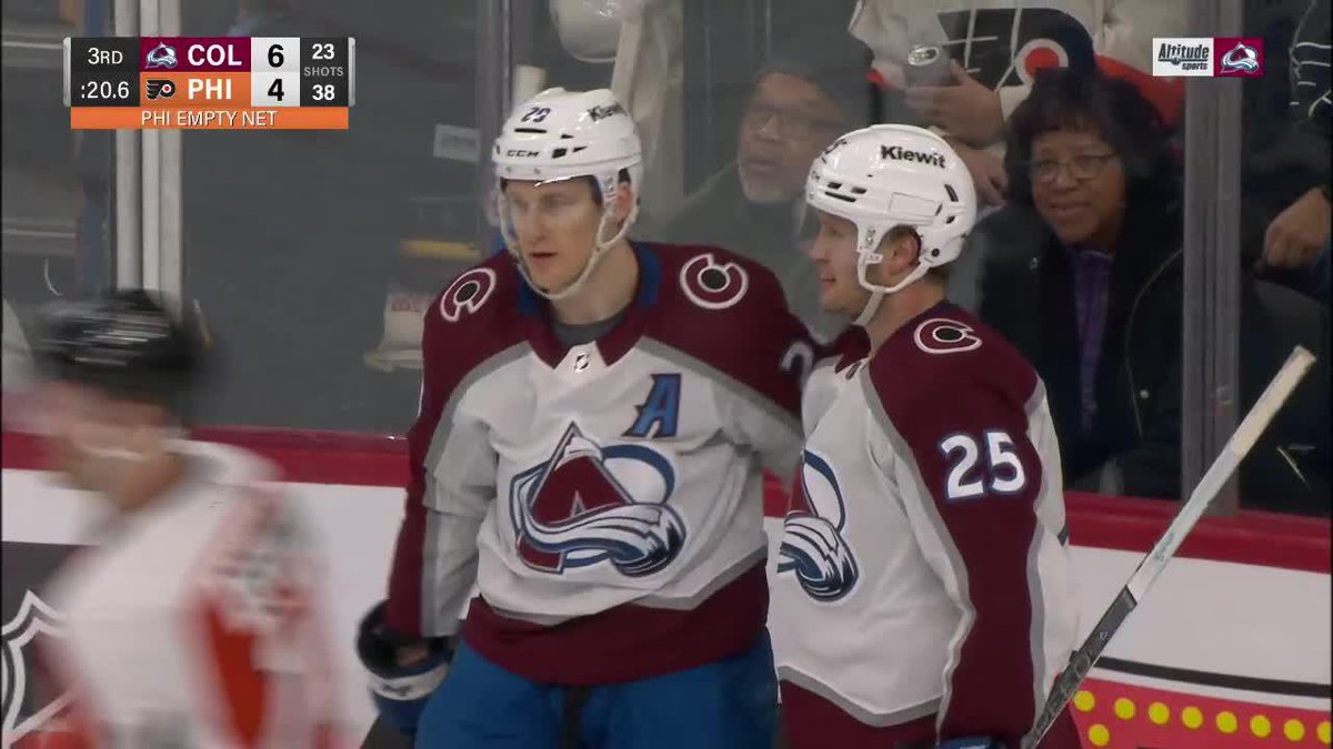 Nathan MacKinnon passing up his sixth career regular season hat trick so Logan O'Connor could secure his first is leadership personified.