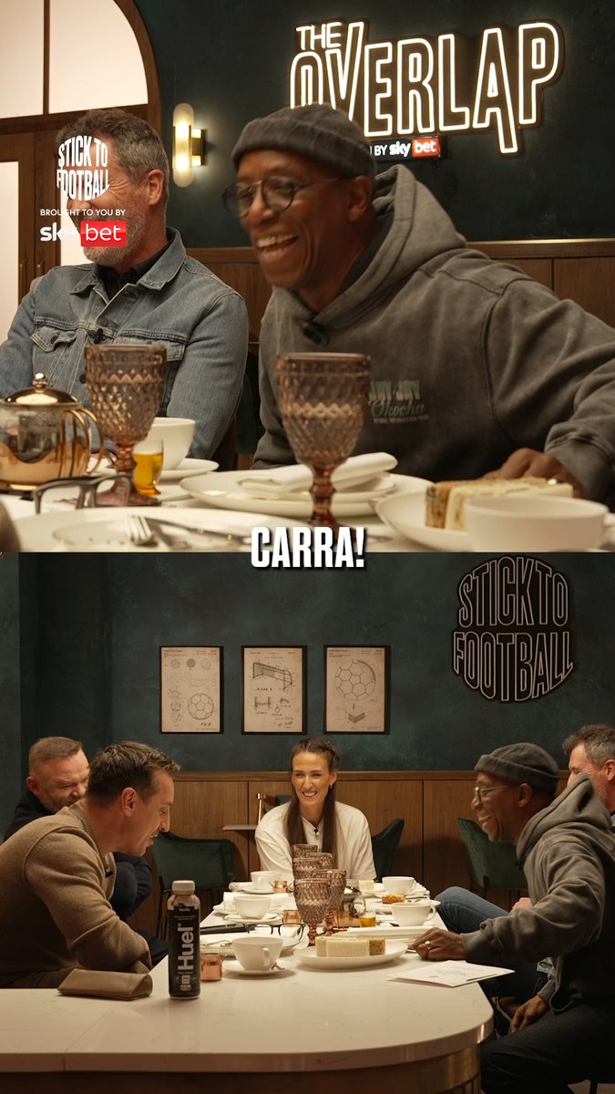 "You sound happy" 🤣 It looks like Carra's other work commitments have fallen on the right day for him! 😉 See you tomorrow for more Stick to Football! ⚽️
