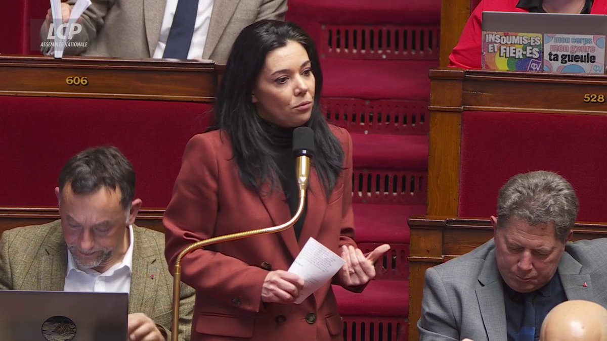 La France insoumise souhaite supprimer la référence à l'adhésion de l'#Ukraine à l'Union européenne dans le texte. "Nous avons le droit de dire que nous ne voulons pas, au sein de l'Union européenne, d'un pays où le SMIC est à 200 euros", fait valoir Sophia Chikirou. #DirectAN