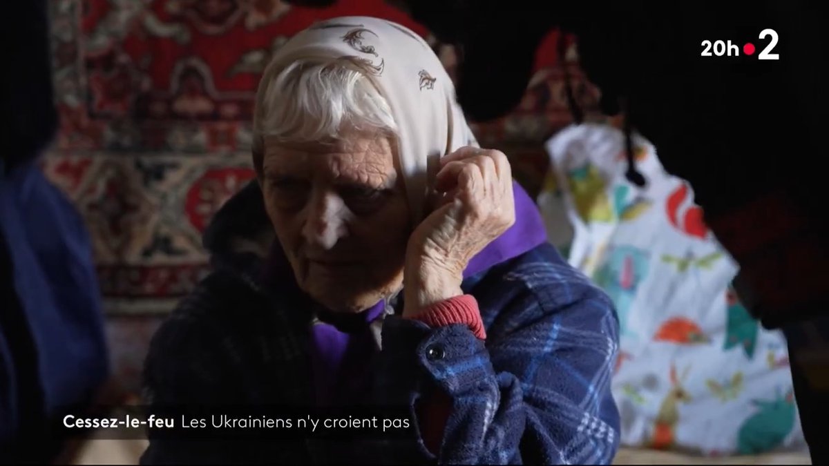 🇺🇦❌ En Ukraine, les habitants ne croient pas au cessez-le-feu : "Juste avant l'ouverture des discussions, les Russes ont commencé à être plus actifs tout autour de la ligne de front." #JT20h
