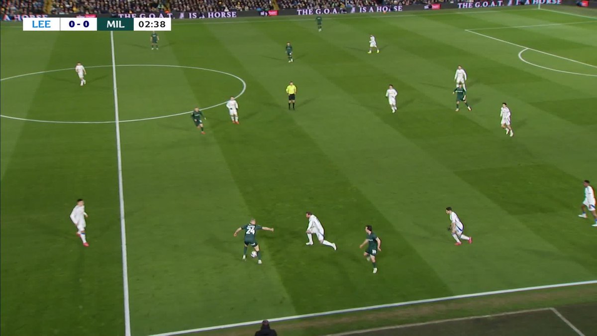 Leeds are ahead inside 3 minutes at Elland Road thanks to Manor Solomon! ⚽️⚪️