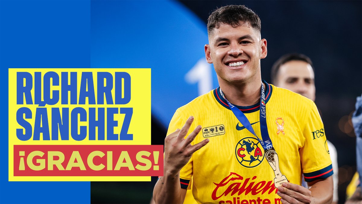 Nada más que agradecerte, Richard. 👏 Tus goles, esfuerzo y profesionalismo fueron pieza clave y quedarán grabados en nuestra historia. 🦅 ¡Suerte en todo lo que venga! 💪