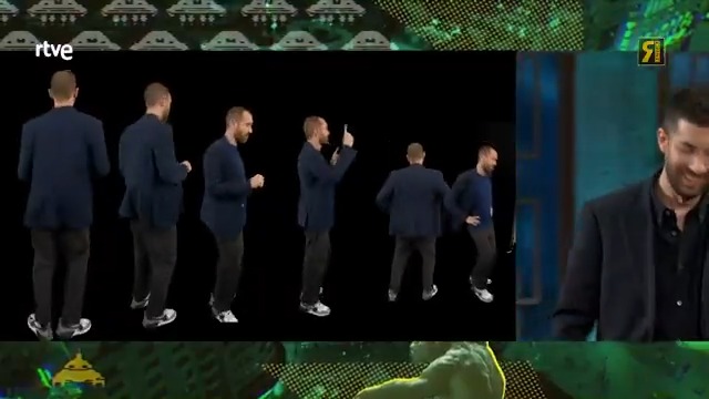 De verdad, qué absoluta gilipollez y qué gracioso es el chroma. #LaRevuelta