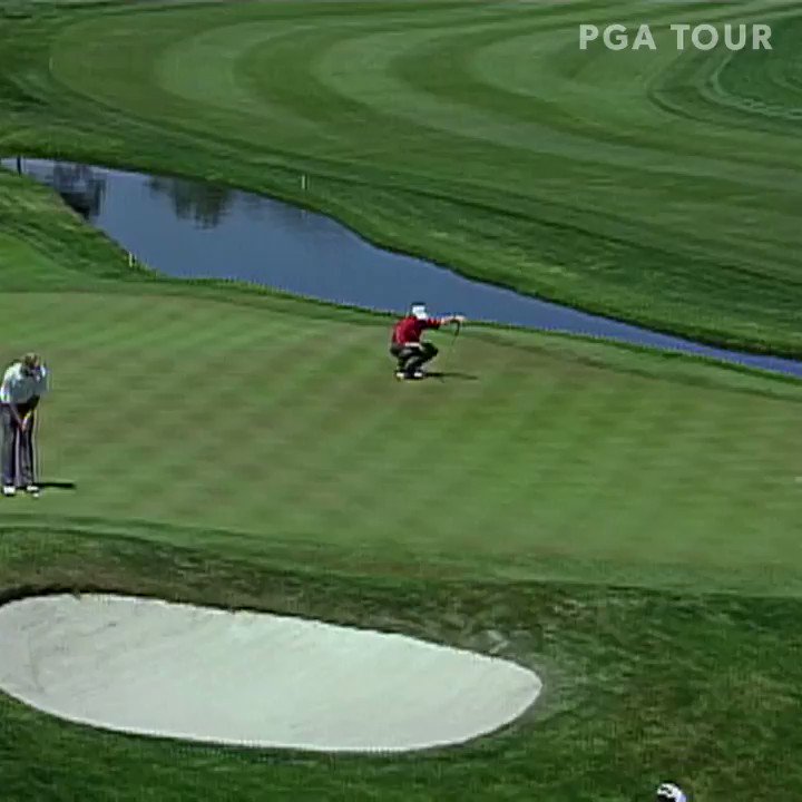 That time Ian Poulter accidentally threw his ball into the water at the 2004 Players. 😭