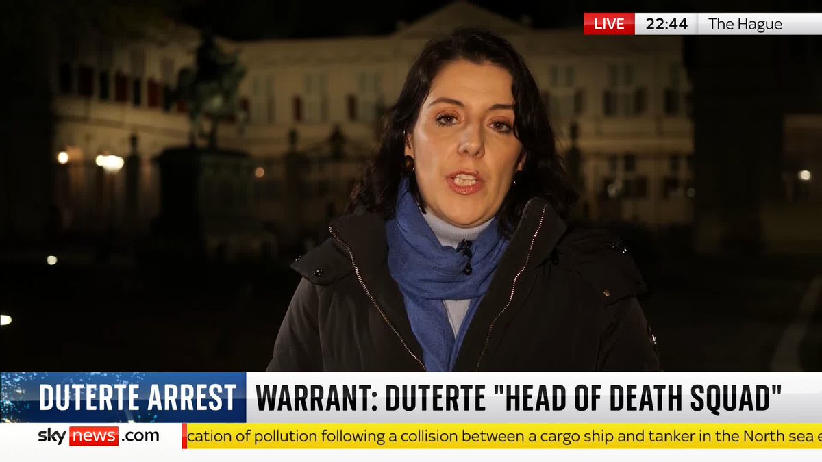'If he's found guilty... that could be a life sentence' Sky's Siobhán Robbins Sky has the latest from The Hague, where the former president of the Philippines, Rodrigo Duterte faces charges linked to his "war on drugs" #TheWorld 📺 Sky 501 and YouTube