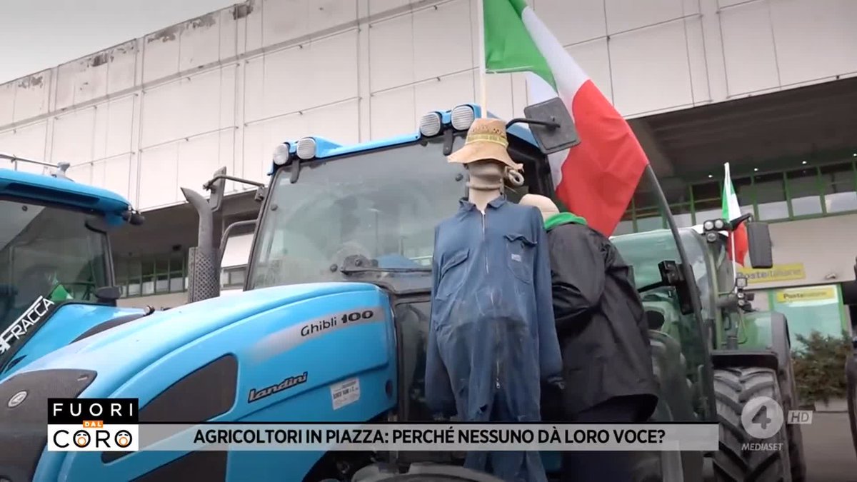 "È possibile che il prezzo del pane sia di 6 euro e a noi diano 18 centesimi per il grano?" Agricoltori e allevatori italiani in piazza contro i regolamenti europei che favoriscono la concorrenza estera. Il servizio di Natasha Farinelli a #Fuoridalcoro è su Mediaset Infinity